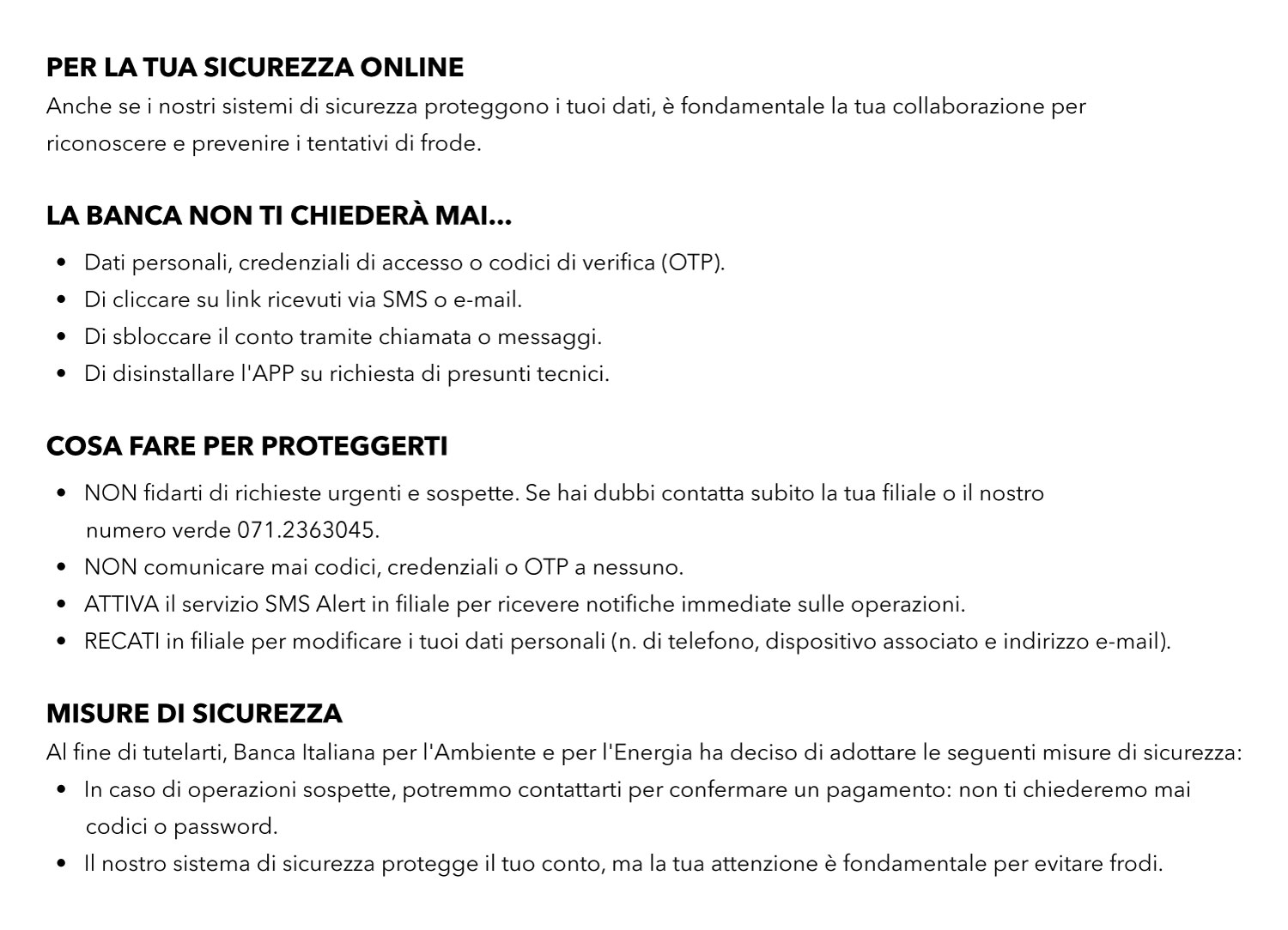 Sicurezza